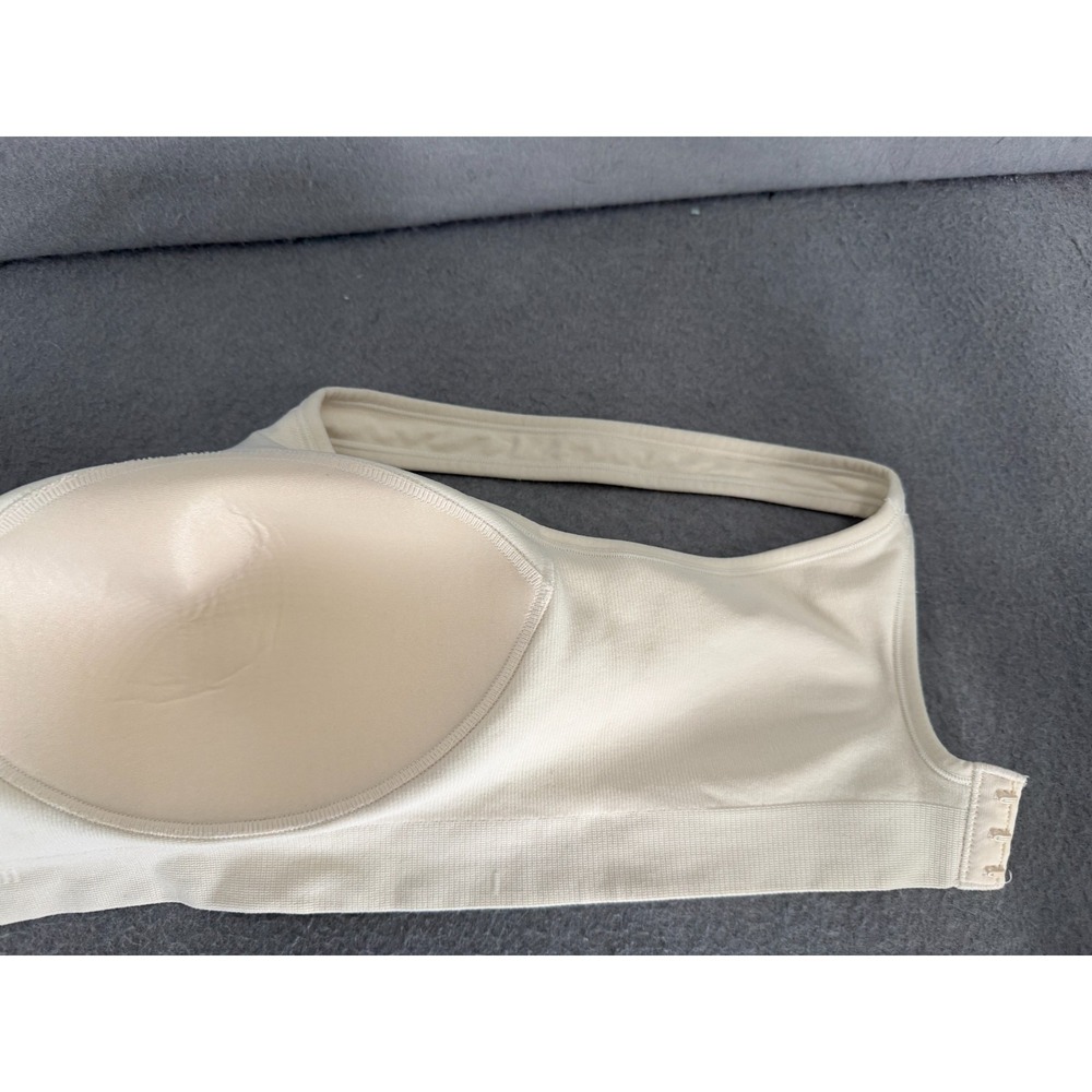 Truekind Daily Comfort Wirefree Shaper Bra Size XL Beige Sculpted Minimalist * - Picture 4 of 11